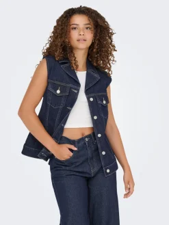 Discount Onljoana Rinse Waistcoat Mae Veste