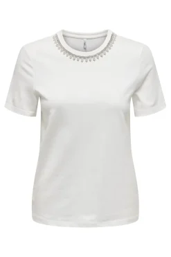 Hot Onljolly Life S/S Reg Pearl Top T-Shirts & Toppe