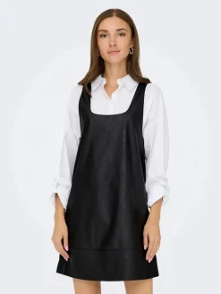 Only Kjoler<Onljosie Faux Leather Dress Cc