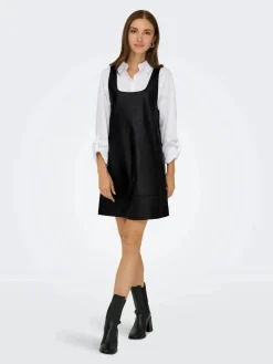 Only Kjoler<Onljosie Faux Leather Dress Cc