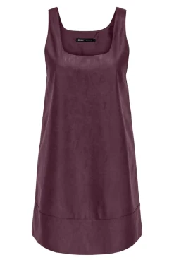 Only Kjoler<Onljosie Faux Leather Dress Cc