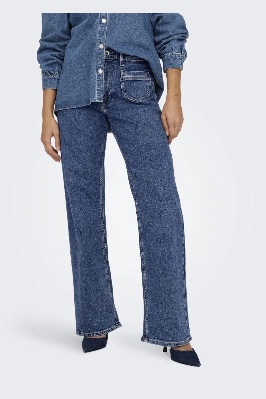 New Onljuicy Life Wide Pocket 521Noos Bukser, Jeans & Leggings