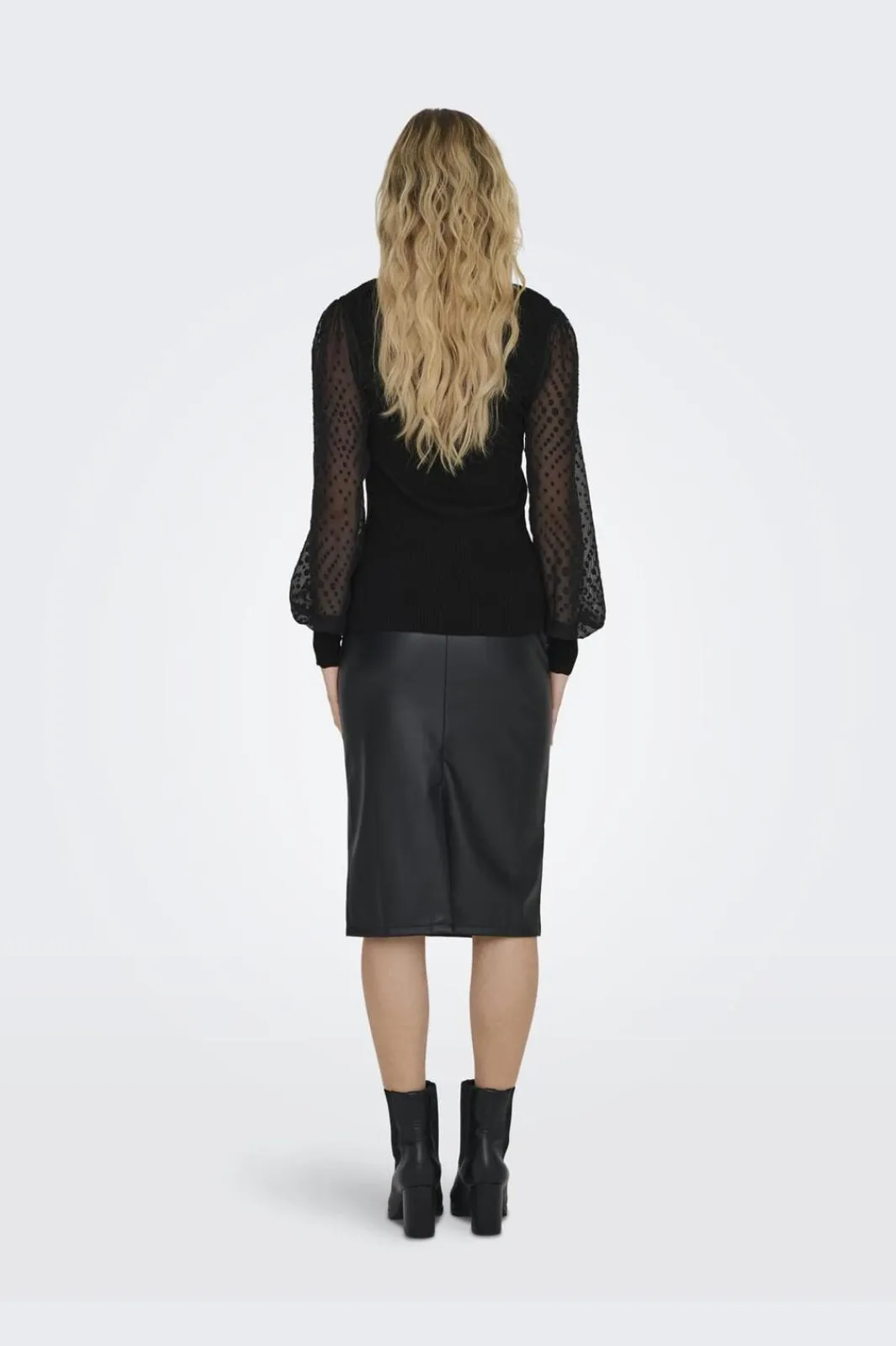 Hot Onljulie Life Ls Mix O-Neck Cc Knt Bluser & Skjorter|Strik