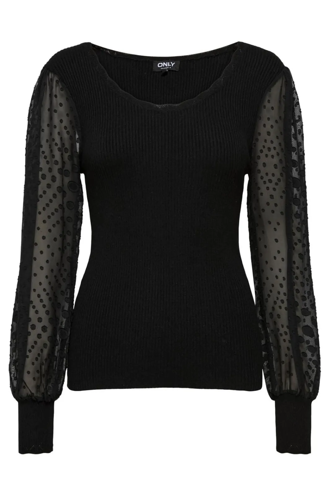 Hot Onljulie Life Ls Mix O-Neck Cc Knt Bluser & Skjorter|Strik