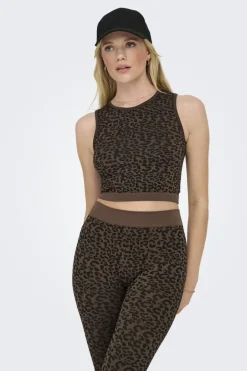 Only T-Shirts & Toppe<Onljungle Seamless Animal Tank Top Acc