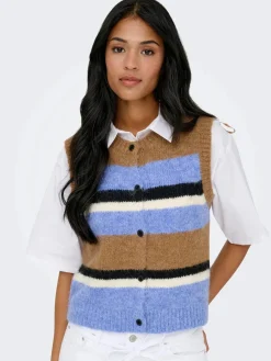Only Veste|Ammevenligt Tøj<Onlkallie Sl Button Vest Knt