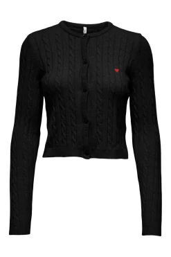 Only Cardigans|Ammevenligt Tøj<Onlkatia Ls Cable Button Cardigan Cc Knt