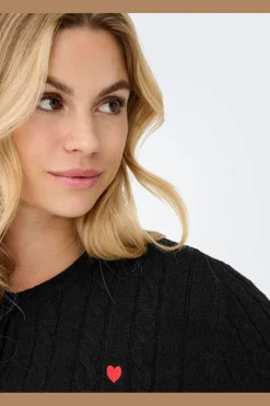 Only Cardigans|Ammevenligt Tøj<Onlkatia Ls Cable Button Cardigan Cc Knt