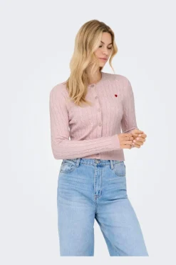 Discount Onlkatia Ls Cable Button Cardigan Cc Knt Cardigans