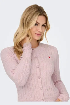 Discount Onlkatia Ls Cable Button Cardigan Cc Knt Cardigans