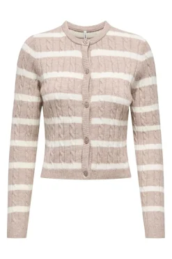 Only Cardigans|Ammevenligt Tøj<Onlkatia Ls Cable Button Cardigan Cc Knt