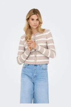 Only Cardigans|Ammevenligt Tøj<Onlkatia Ls Cable Button Cardigan Cc Knt