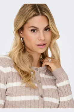 Only Cardigans|Ammevenligt Tøj<Onlkatia Ls Cable Button Cardigan Cc Knt