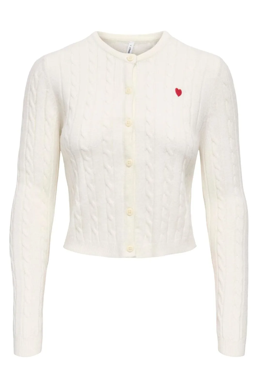 Hot Onlkatia Ls Cable Button Cardigan Cc Knt Cardigans|Ammevenligt Tøj