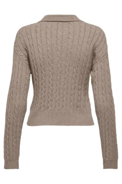 Best Onlkatia Ls Cable Polo Cc Knt Strik|Bluser & Skjorter