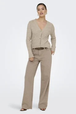 Only Cardigans|Ammevenligt Tøj<Onlkatia Ls Cable V-Neck Cardi Knt Nca