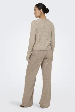 Only Cardigans|Ammevenligt Tøj<Onlkatia Ls Cable V-Neck Cardi Knt Nca
