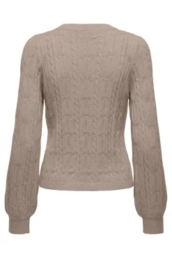 Best Onlkatia Ls Structure O-Neck Pull Cc Knt Strik|Bluser & Skjorter