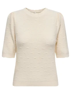 Only T-Shirts & Toppe<Onlkatia Ss Structure O-Neck Cc Knt
