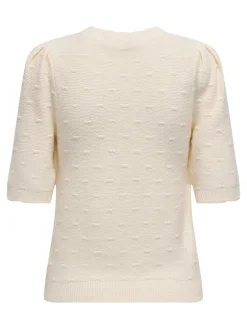Only T-Shirts & Toppe<Onlkatia Ss Structure O-Neck Cc Knt