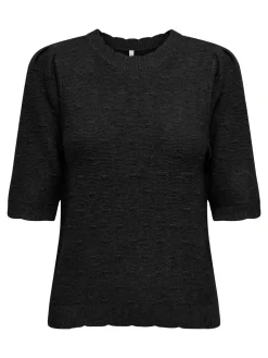 Outlet Onlkatia Ss Structure O-Neck Cc Knt T-Shirts & Toppe