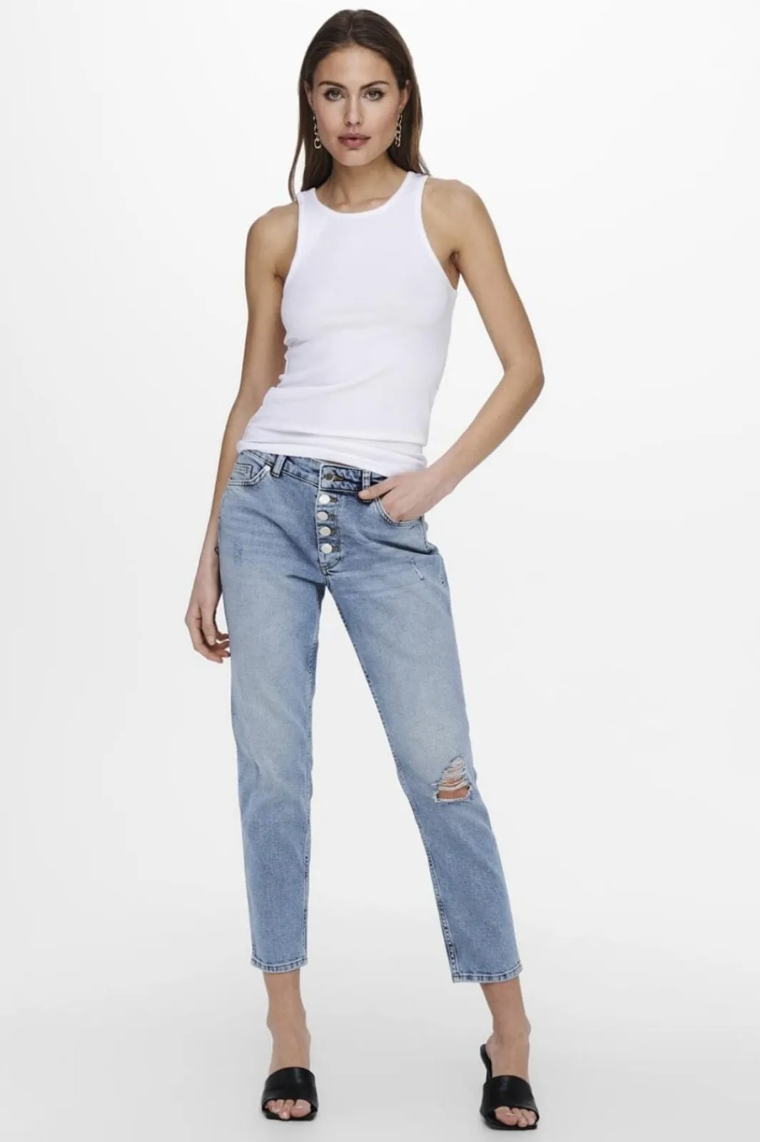 Only T-Shirts & Toppe<Onlkenya Rib Tank Top