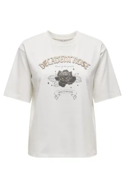 Only T-Shirts & Toppe<Onllana Life S/S Print Top Box