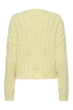 Only Strik|Bluser & Skjorter<Onllemina Life Ls Cable O-Neck Knt