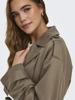 Only Overtøj & Jakker<Onlline X-Long Trenchcoat