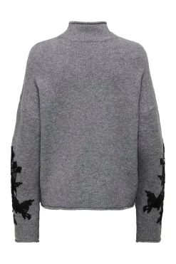 Only Strik|Bluser & Skjorter<Onllisa Ls Highneck Detail Knt