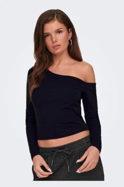 Only Bluser & Skjorter<Onllive Love Life L/S Oneshoulder Topjrs