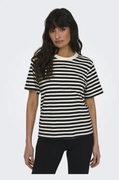 Only T-Shirts & Toppe<Onllivina S/S Stripe Tee