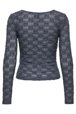 Outlet Onllola L/S O-Neck Lace Top T-Shirts & Toppe