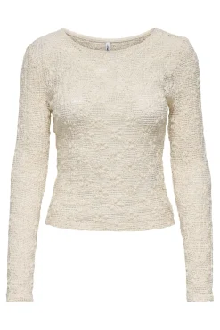 Only T-Shirts & Toppe<Onllola L/S O-Neck Lace Top