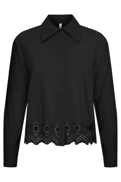 Hot Onllou Life Emb L/S Shirt Bluser & Skjorter|Ammevenligt Tøj
