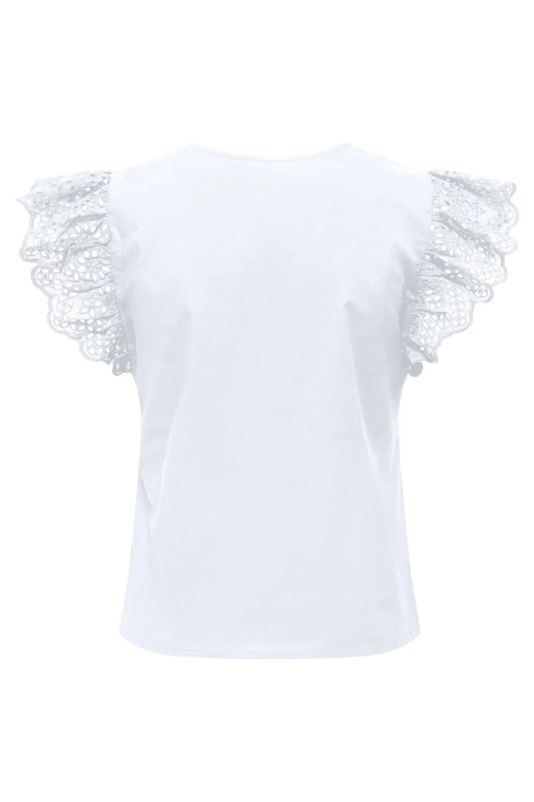 Only T-Shirts & Toppe<Onllou Life Emb S/S Frill Top