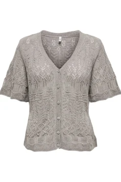 Online Onllovely Ss Glitter Button Top Knt T-Shirts & Toppe|Ammevenligt Tøj