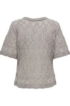 Online Onllovely Ss Glitter Button Top Knt T-Shirts & Toppe|Ammevenligt Tøj