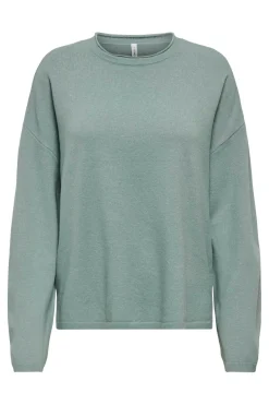 Best Onlloyal Amalio Ls O-Neck Knt Strik|Bluser & Skjorter