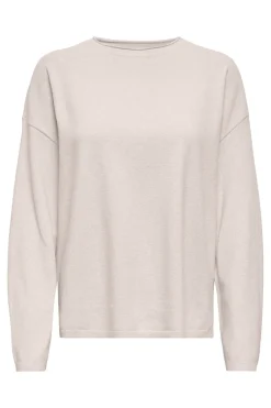 Only Strik|Bluser & Skjorter<Onlloyal Amalio Ls O-Neck Knt