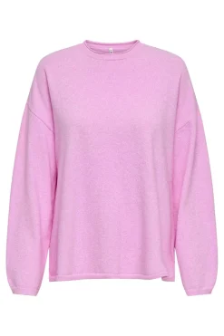 Only Strik|Bluser & Skjorter<Onlloyal Amalio Ls O-Neck Knt