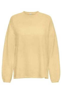 New Onlloyal Amalio Ls O-Neck Knt Strik|Bluser & Skjorter