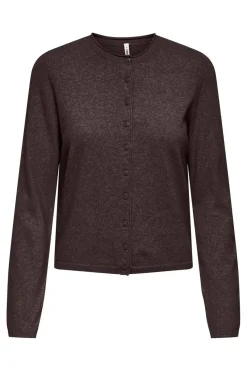Best Onlloyal Ls O-Neck Button Cardi Knt Cardigans|Ammevenligt Tøj