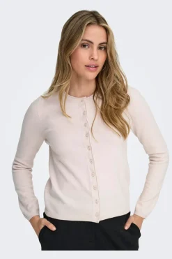 Outlet Onlloyal Ls O-Neck Button Cardi Knt Cardigans|Ammevenligt Tøj