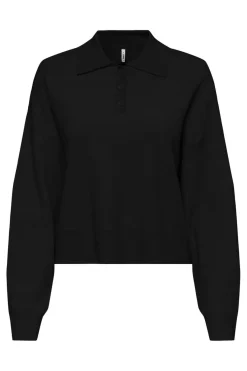 Best Onllucy Ls Polo Neck Knt Bluser & Skjorter|Strik