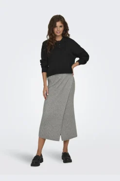 Best Onllucy Ls Polo Neck Knt Bluser & Skjorter|Strik