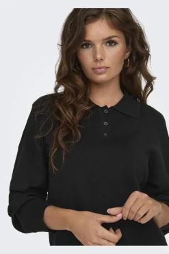 Best Onllucy Ls Polo Neck Knt Bluser & Skjorter|Strik