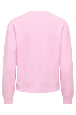 Only Cardigans|Ammevenligt Tøj<Onlmacey Ls Oneck Half Button Knt