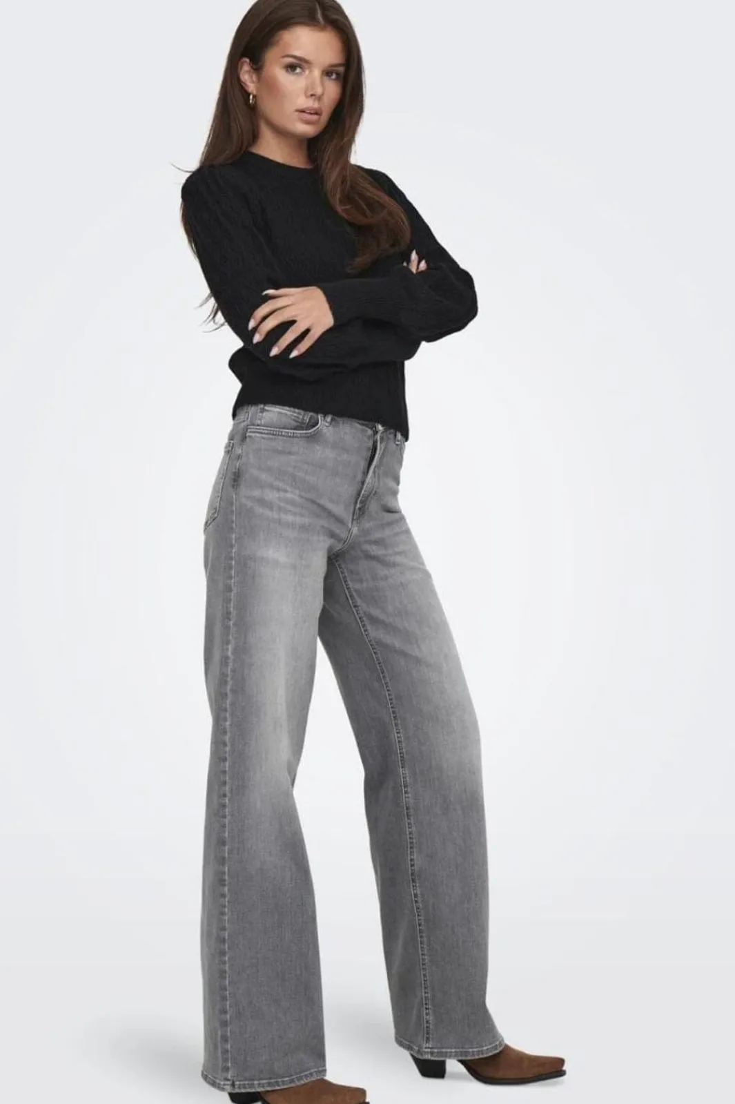 Hot Onlmadison Blush Wid Rea0938 Bukser, Jeans & Leggings