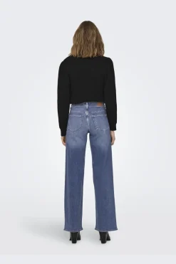 Hot Onlmadison Blush Wide Cro372 Bukser, Jeans & Leggings